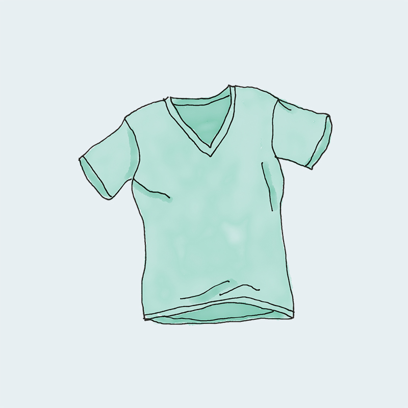 V-Neck T-Shirt - Green